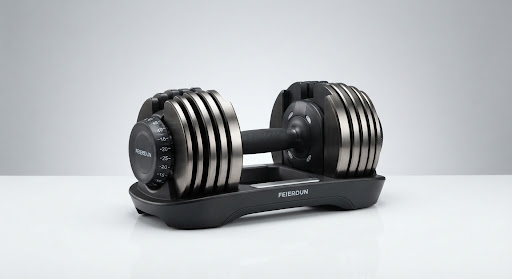 FEIERDUN Adjustable Dumbbells, 70lbs Free Weight Set with Connector
